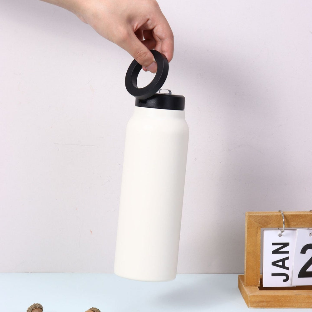 Magnetic Phone Holder Insulated Water Bottle