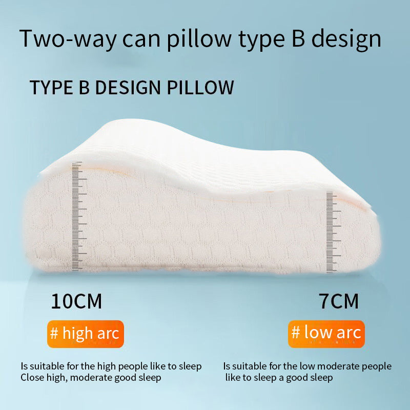 Knitted Fabric Polyurethane Slow Rebound Memory Foam Pillow