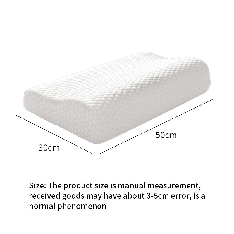 Knitted Fabric Polyurethane Slow Rebound Memory Foam Pillow