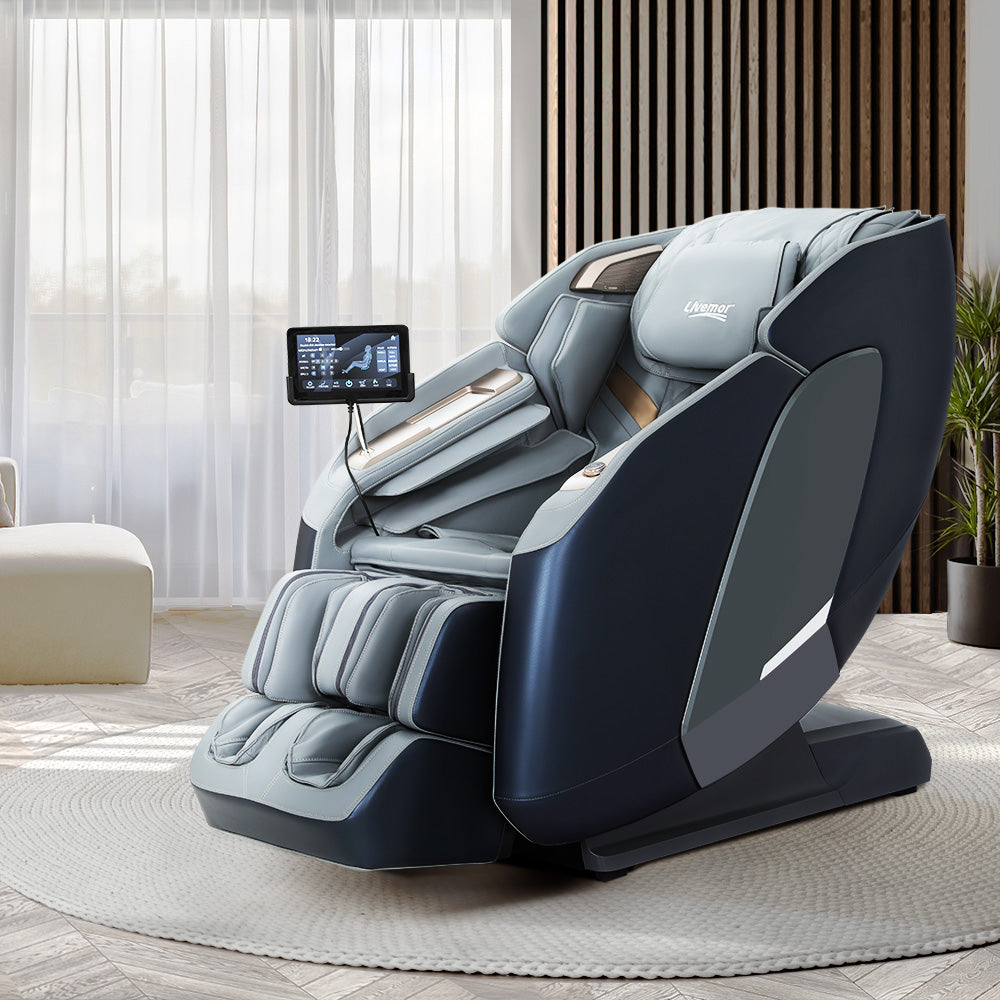 Livemor 4D Massage Chair Electric Recliner Double Core Mechanism Massager Melisa-0