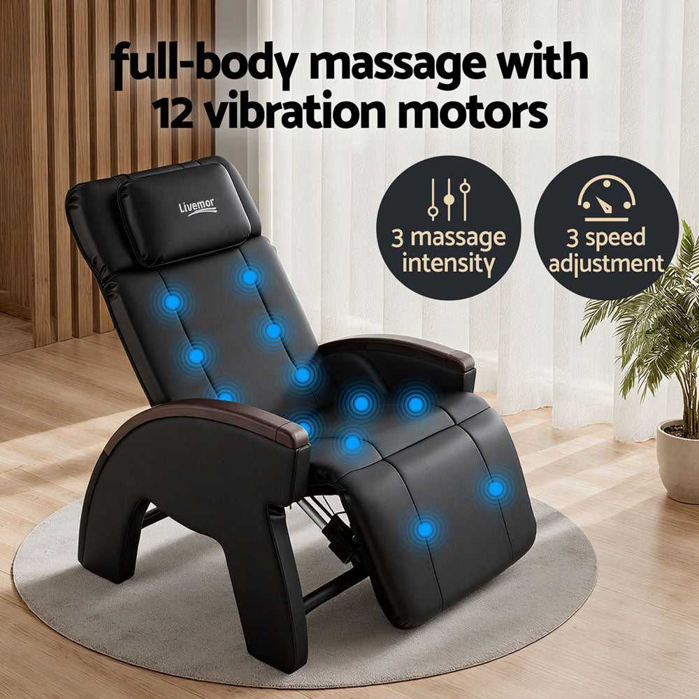 Livemor Massage Chair Electric Recliner Home Massager ARIA-3