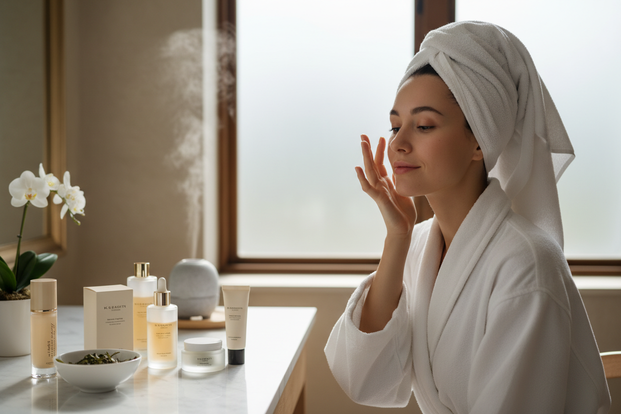 Enjoying Korean Beauty Products